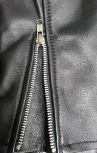 Nouveauté Veste en cuir de mouton véritable de haute qualité pour femmes, col montant à carreaux, coupe-vent, écologique et respirant - Product Image 5