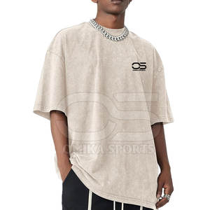 เสื้อยืดผ้าฝ้ายฟอกสีกรดสำหรับผู้ชายเสื้อแนวสตรีทแวร์ผ้านุ่มให้ความรู้สึกนุ่มสบายสำหรับฤดูร้อน - Product Image 6