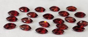 Grenat Rouge Naturel 4x8mm Marquise Facettes Qualité AAA-Grenat Marquise Facettes Qualité AAA - Product Image 2