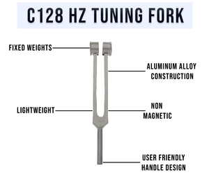 Tenedor de afinación de potencia Manual de la mejor calidad C128 C256 C512 C1024 C2048, instrumento de kit con estuche con cremallera, hecho en Pakistán - Product Image 5