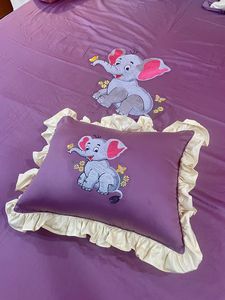 Ensemble de draps King Size imprimé artistique avec deux taies d'oreiller 100% tissu fait main idéal pour les cadeaux et le style de la chambre - Product Image 4