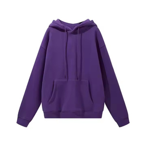 Unisex 100% Cotton Hoodie Custom Embroidered Solid Pattern Sweatshirts Plain Dyed Winter Season Collection Low MOQ Wholesale for - Product Image 3