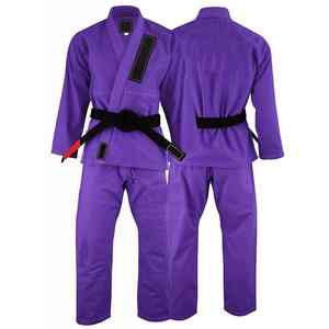Conjuntos personalizados de Jiu Jitsus Gi frontal fuerte y duradero Spandex/poliéster ligero transpirable de secado rápido para entrenamiento marcial diario - Product Image 3