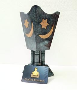 Best Selling Incense burner With Full crystal Mirror covered Design <b>Oud</b> <b>bakhoor</b> & Mubakhar burner stand for home & gifting - Product Image 5