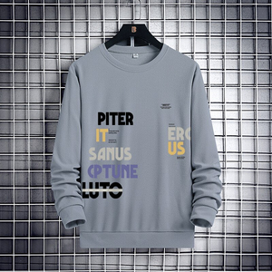 Nouveau sweat-shirt à col rond patchwork pour homme, couleur contrastée, manches longues, pull-over, coupe ample, sweat-shirt - Product Image 6