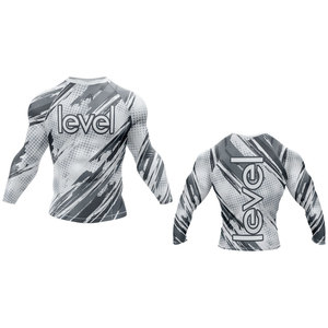 2025 nouvelle garde d'éruption vierge avec votre Logo conception personnalisée Logo Rash Guard vêtements de sport Polyester adultes couleur personnalisée Rashguard - Product Image 1