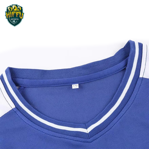 Uniformes de fútbol unisex de alta calidad, ropa deportiva transpirable de poliéster 100% con mangas cortas de talla grande, último diseño - Product Image 3