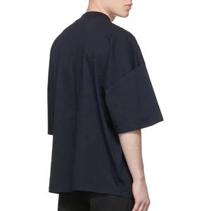 T-shirts Streetwear lavés à l'acide poids lourd respirant col rond coton épais Hip Hop Style Vintage vêtement teint Technique - Product Image 3