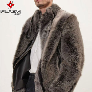 Chaqueta Reversible de Piel de Oveja Toscana, Chaqueta de Cuero Genuino, Cortavientos, Transpirable, Color Chocolate, Abrigo Cálido para Todas las Temporadas - Product Image 5