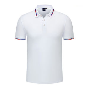 Polo de golf brodé personnalisé avec impression de logo pour hommes de haute qualité 100% coton polyester business company uniforme uni vierge - Product Image 3