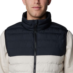 Gilet sans manches coupe-vent d'hiver pour homme, logo personnalisé, fermeture éclair, imperméable, gilet matelassé tendance - Product Image 5