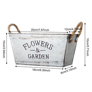 Macetero cuadrado para decoración del hogar, soporte de Metal de diseño moderno, Color plateado, para jardín, balcón, interior y exterior - Product Image 3