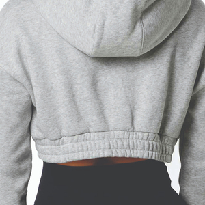 Pull doublé en molleton de coton mélangé de haute qualité Sweat à capuche sans cordon de serrage avec logo personnalisé en gros pour hommes et femmes - Product Image 5
