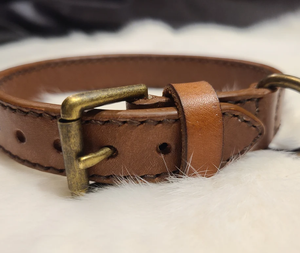 Leather Pattern Dog <b>Collar</b> XS - XXL Hound Dog <b>Collar</b> for Greyhound and Whippet - Product Image 1