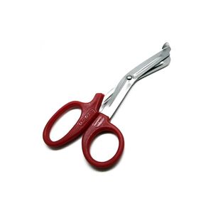 Ciseaux rouges utilitaires EMT en acier inoxydable 5.5 "ciseaux manuels de premiers secours paramédicaux outils d'instruments chirurgicaux approuvés CE - Product Image 3