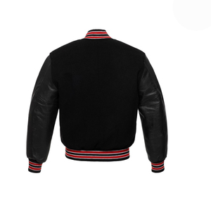 Unisex Fashion College Baseball Varsity Jacket OEM Custom Printing Casual Sports Outdoor Lightweight Bomber Jacket for Men - Product Image 6
