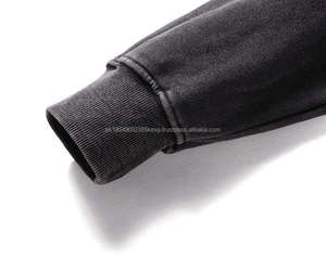 Sweat-shirt en coton 100% de haute qualité, lourd, délavé à l'acide, série High Street, lavage à l'ancienne, effet vintage, délavé - Product Image 2