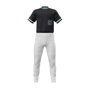 100% poliéster de calidad superior Club escolar Teamwear conjuntos de uniformes de béisbol impreso personalizado transpirable ligero humedad - Product Image 2