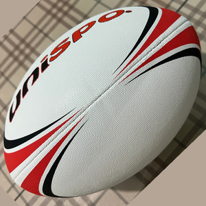 Pelota de rugby profesional de marca personalizada India totalmente cosida a mano y fabricada en India por Union Sports Intl - Product Image 1