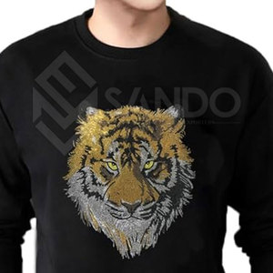 เสื้อกันหนาวลำลองสำหรับผู้ชายเสื้อสเวตเชิ้ตประดับพลอยเทียมสำหรับฤดูใบไม้ร่วงและฤดูหนาว - Product Image 5