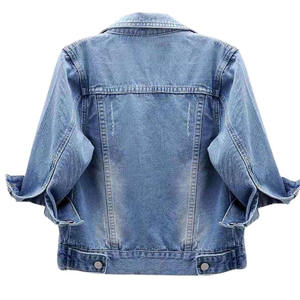 Veste en jean de style classique de bonne qualité haut pour femmes robe respirante pour femmes hauts courts vestes pour femmes - Product Image 2