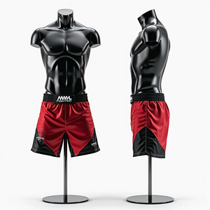 กางเกงขาสั้นต่อสู้แบบ MMA แห้งเร็วน้ำหนักเบายืดพิมพ์ดิจิตอลออกแบบได้ตามต้องการสำหรับฝึกออกกำลัง - Product Image 3