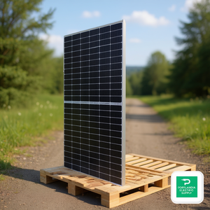 แผงโซลาร์เซลล์แบบสองหน้า HJT ฮาล์ฟเซลล์ สีดำ รุ่น CS3W-440MS 420W ของ Canadian Solar พร้อมพาเลท - Product Image 3