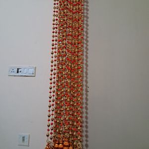 พวงมาลัยปอมปอมทำมือสำหรับตกแต่งดอกไม้สีทองเป็นมิตรกับสิ่งแวดล้อมปรับขนาดได้ตามต้องการสำหรับงานแต่งงานของตกแต่งบ้าน - Product Image 5