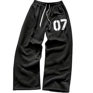 Pantalones Deportivos Holgados de Algodón para Hombre, Pantalones de Chándal Casuales de Felpa, Impermeables, Ecológicos, con Cierre de Cordón, Hechos en Pakistán - Product Image 1