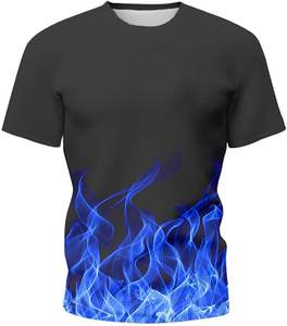 Conjunto de 2 Piezas de Camiseta y Pantalones Cortos Deportivos de Punto de Poliéster/Algodón de Manga Corta Sólidos de Otoño Unisex Personalizados 2024 para Hombre - Product Image 3