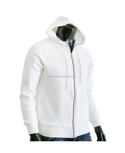 Sweats à capuche décontractés à fermeture éclair complète pour hommes avec dégradé de manches longues brodées haut en tissu polaire pour le printemps automne hiver - Product Image 5