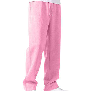 Custom Wholesale Luxury <b>Men</b> <b>Trouser</b> with Logo Design Straight Baggy <b>Trouser</b> Oversized OEM Service Clothing Manufacturer - Product Image 2