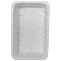 Vente en gros de récipients carrés jetables de qualité alimentaire pour viande, volaille et poisson Emballage sûr et durable de différentes tailles
