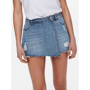 Nouveauté : short en jean déchiré taille haute, bleu clair, respirant, séchage rapide, écologique, coupe classique, été - Product Image 3