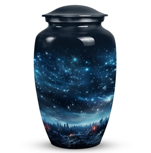 โกศบรรจุอัฐิสำหรับผู้ใหญ่หญิง ขนาดใหญ่ ทนทาน เป็นมิตรกับสิ่งแวดล้อม สไตล์อเมริกัน สำหรับบรรจุอัฐิของมนุษย์ ขนาด 10 นิ้ว - Product Image 1