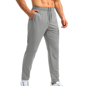 Pantalones deportivos anchos de algodón 100% grueso y personalizados para hombre, pantalones deportivos lisos. - Product Image 1