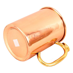 Handmade Tabletop Drinkware Copper Coffee <b>Mugs</b> Metal Beer Cups Round Shape Latest Arrival Food Grade Coating High Quality Supply - Product Image 4