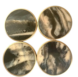 Posavasos de latón y mármol, restaurante de alta calidad, fiesta de bodas, diseño de barra de latón, superventas, el mejor aspecto - Product Image 6