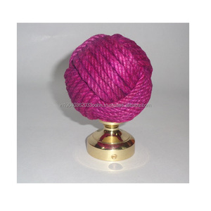 Stocked Best Selling Metal Curtain Window Hardware Accessories Wire Rope and Jute Design in Different Colors and Customized Size - Product Image 1