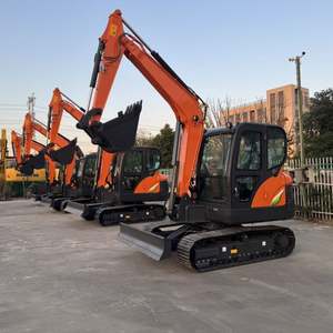 Nueva Excavadora de Orugas DX60 2026, Excavadora Hidráulica de 6 Toneladas, Mini Excavadora, Mejor Precio, Alto Rendimiento para Construcción y Trabajo Agrícola - Product Image 1