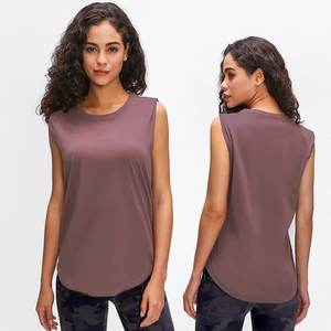 Gilet Stringer personnalisé pour femmes respirant tricoté dos ouvert Gym Workout Fitness débardeur actif Yoga débardeurs - Product Image 2