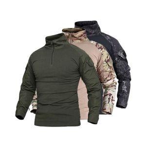 Uniformes de Camuflaje Profesionales Unisex, Recreativos y Formales, Duraderos, Mezcla de Poliéster/Algodón, Transpirables, Traje Táctico - Product Image 2