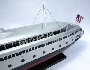 Gia Nhien Fabricant Conception personnalisée quantité minimale de commande bas MV KALAKALA FERRY MODÈLE DE BATEAU EN BOIS-MODÈLE DE BATEAU EN BOIS DE HAUTE QUALITÉ Fait à la main - Product Image 4