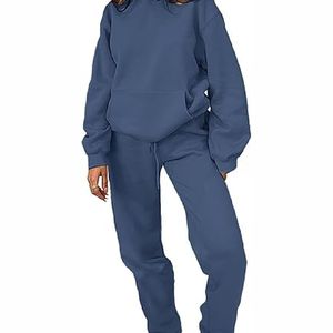 Nuevo 2025, conjuntos de chándal con capucha para mujer, ropa estampada de peso pesado con pantalón de talla grande, características - Product Image 4