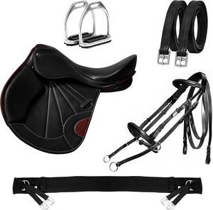 Handmade Leather All Purpose English Close Contact Jumping Horse <b>Saddle</b> Tack Set English Horse Racing Products From India - Product Image 1