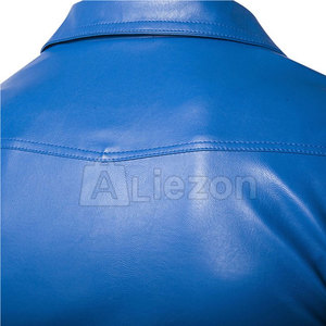 Chaquetas de cuero de estilo callejero Chaquetas de cuero de corte moderno para amantes de la moda urbana Chaquetas de cuero - Product Image 5