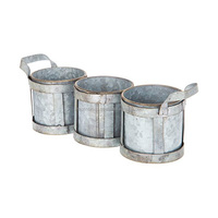 Porte-couverts en métal galvanisé pour table à manger - Rangement écologique pour outils de nettoyage avec tailles personnalisées