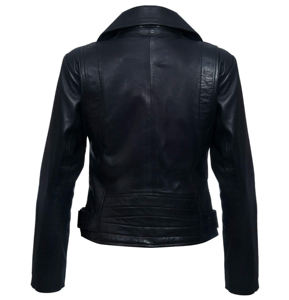 Chaqueta de cuero para mujer, material de alta calidad, precio al por mayor, chaqueta de cuero auténtico para mujer - Product Image 2