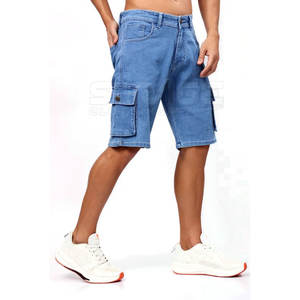 Créez Votre Propre Logo – Short en Jean Décontracté pour Homme, Meilleure Vente, 100% Coton, Écologique, Séchage Rapide, Respirant, Haute Qualité, Faible MOQ - Product Image 3