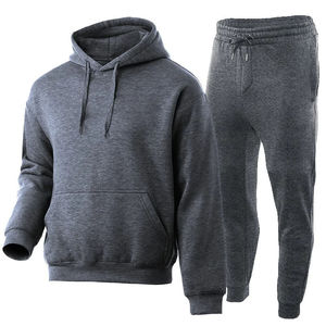 Ensemble de survêtement décontracté d'hiver pour homme, tricoté, 100% coton, séchage rapide, coupe oversize et ample, imprimé, 240g - Product Image 5